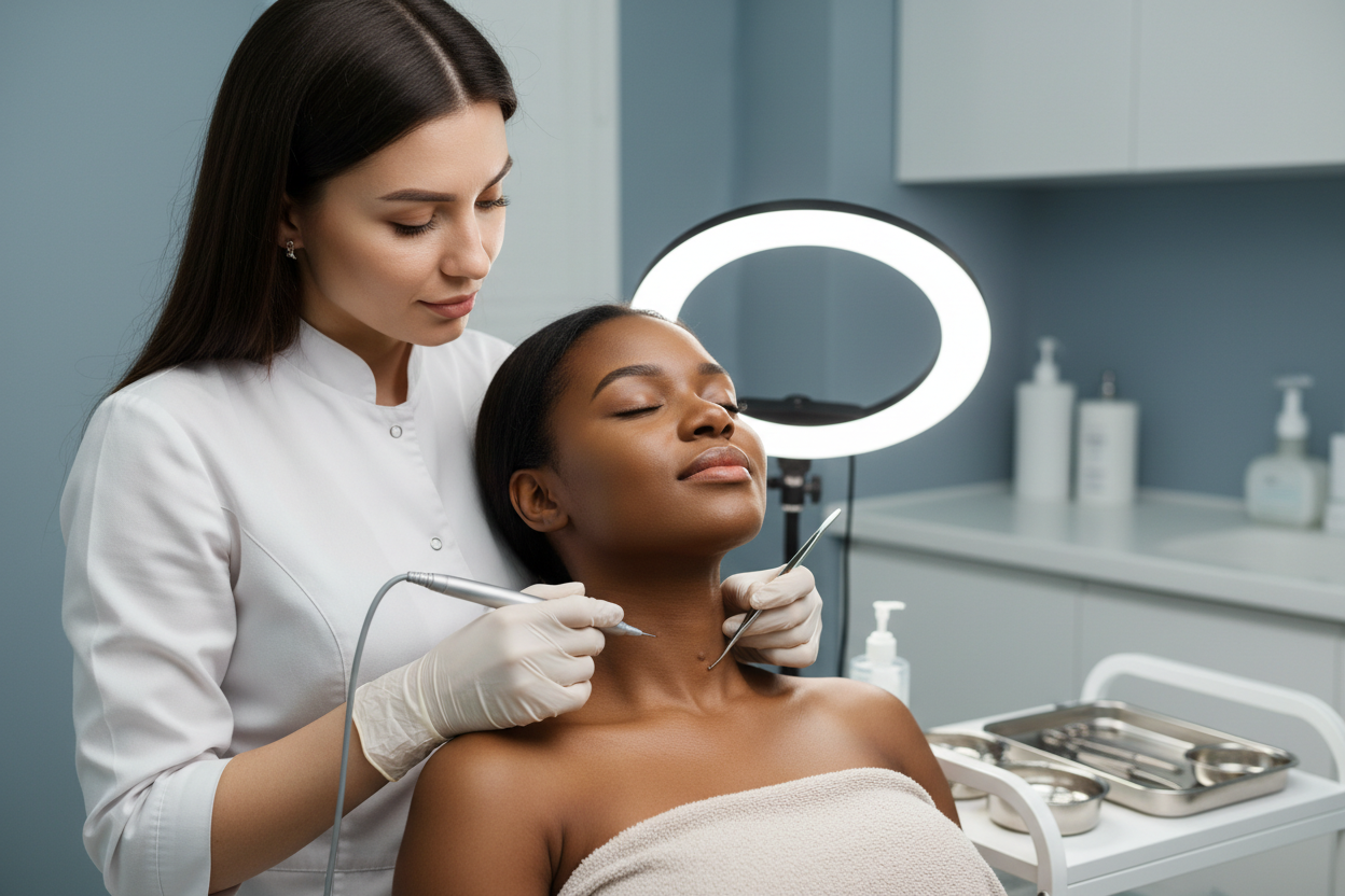 Skin Tags Removal Treatment - Professional medical spa procedure